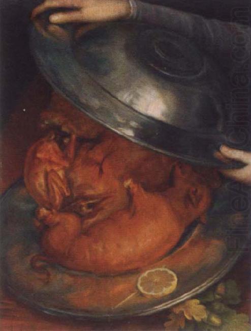 Giuseppe Arcimboldo The cook or the roast disk china oil painting image